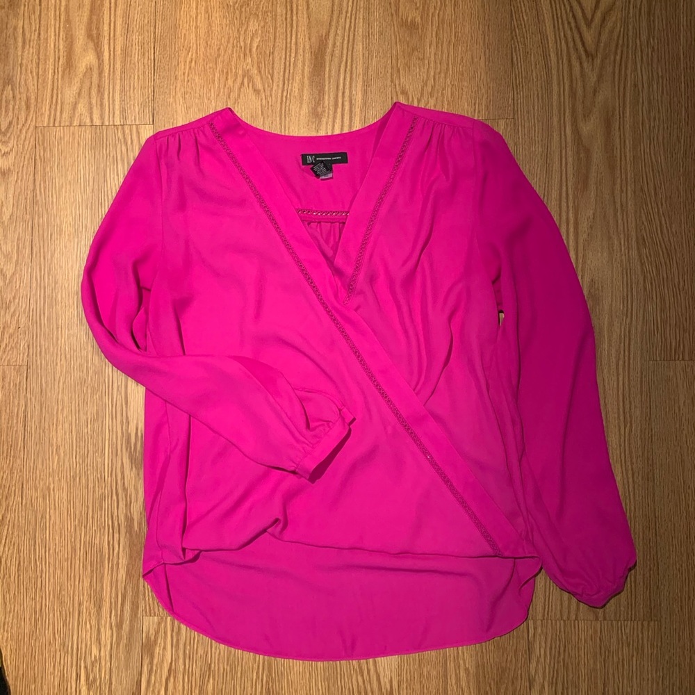 Surplice blouse